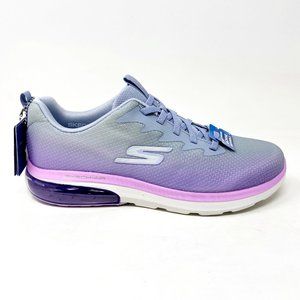 Skechers Go Walk Air 2.0 Quick Breeze Gray Lavender Womens Good Year Outsole